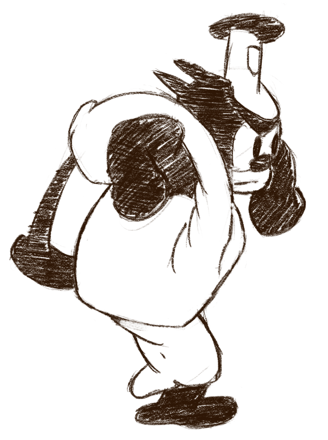 Quick Steamboat Willie sketch